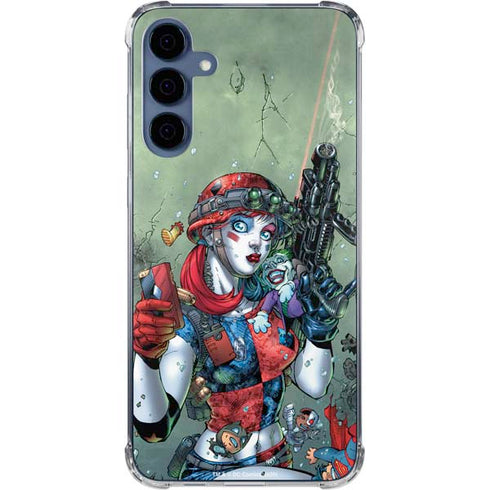 DC Comics Harley Quinn Little Black Book Cover#47 New 52 Art by Jim Lee Galaxy A35 5G Clear Case